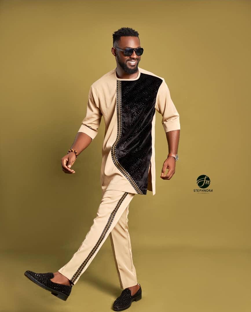 Men's African Dashiki Formal Short Sleeve Shirt And Pant Two Piece Traditional