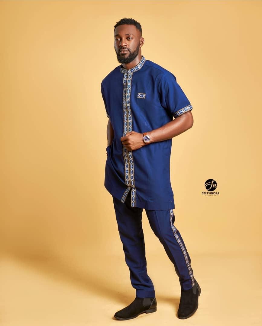 Men's African Dashiki Formal Short Sleeve Shirt