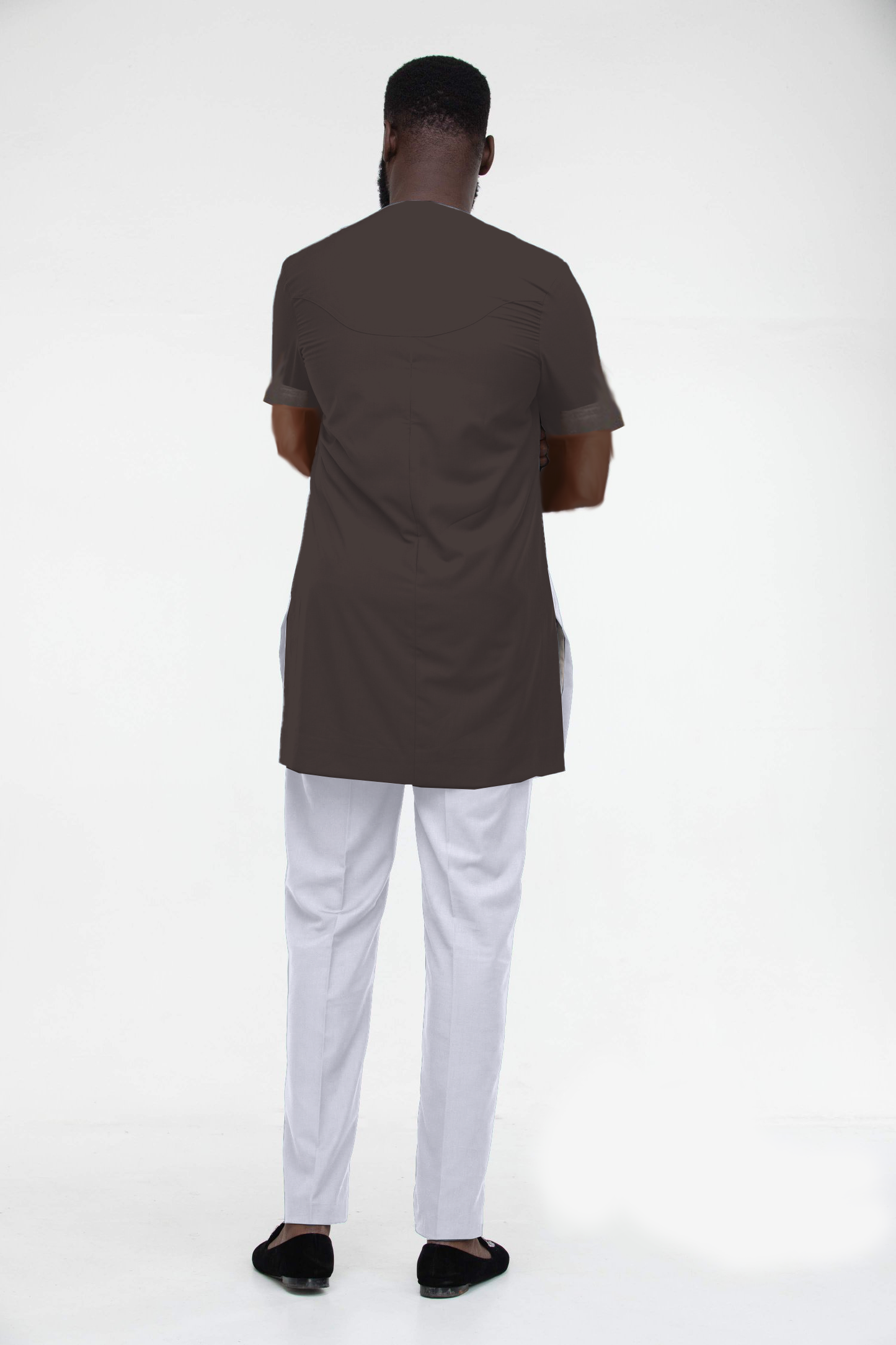 Double Colour Kaftan Style For Men