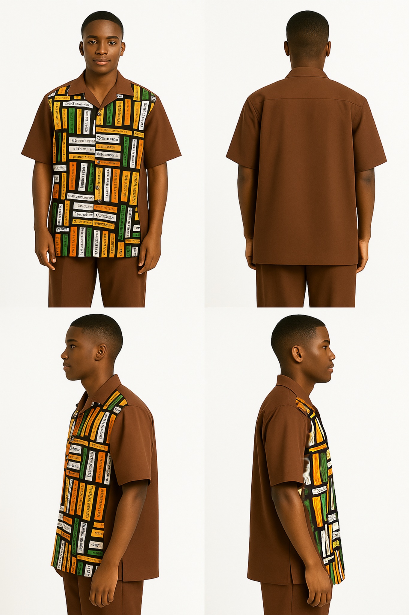 Colorful Rectangle Patterned casual Wear