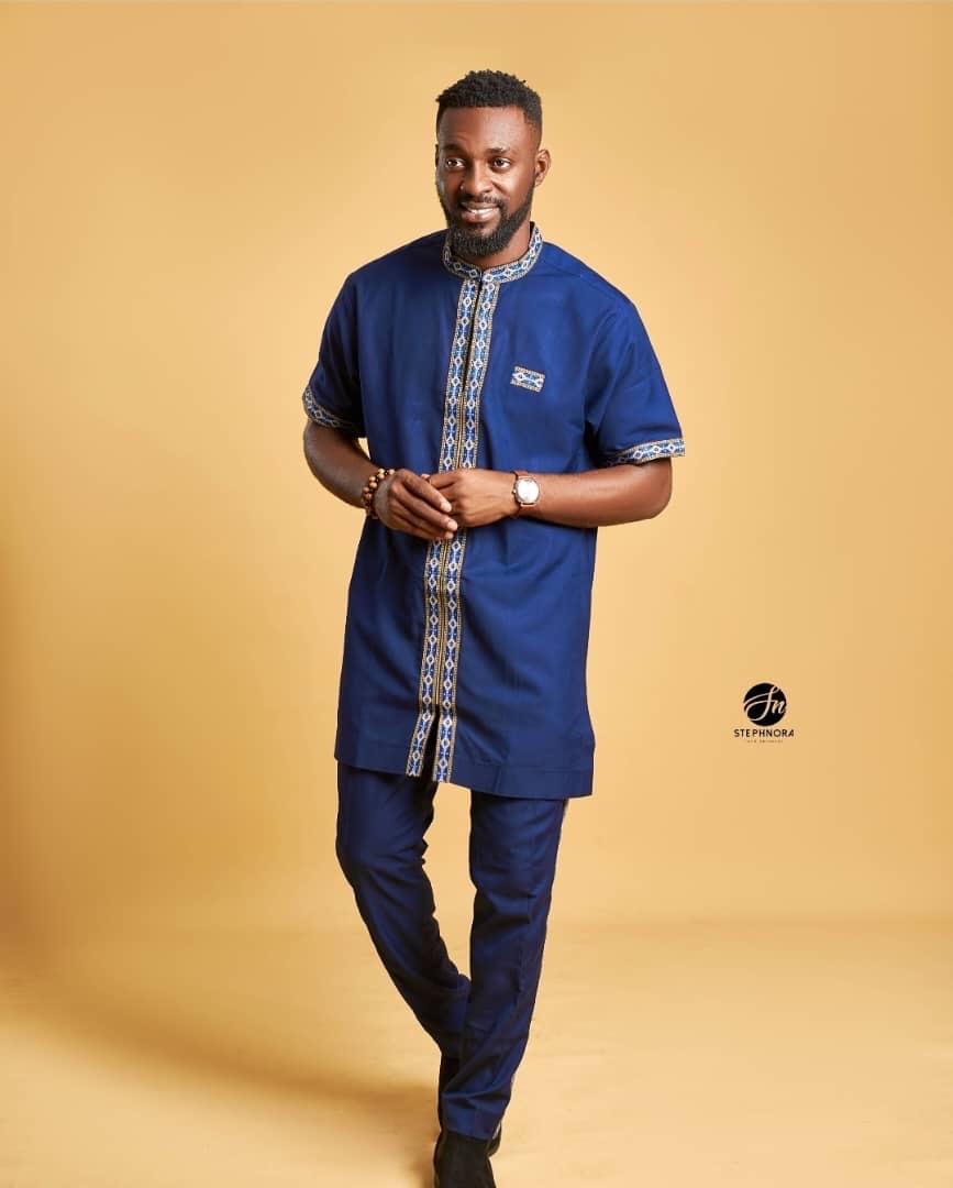 Men's African Dashiki Formal Short Sleeve Shirt