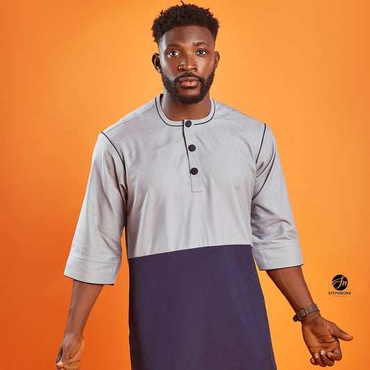 African Clothe For Men Set Dashiki Outfits Slim Fit Short Sleeve African