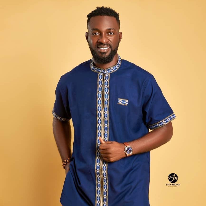 Men's African Dashiki Formal Short Sleeve Shirt