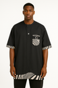 All black senator wear with a black&white stripes