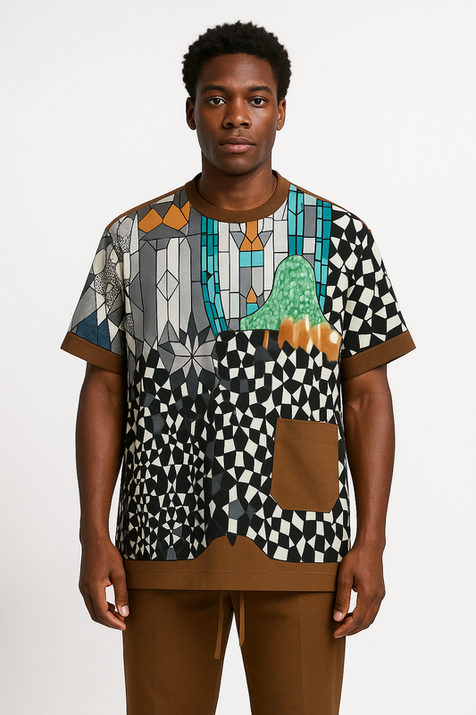 Mosaic patterned Men's Casual Wear