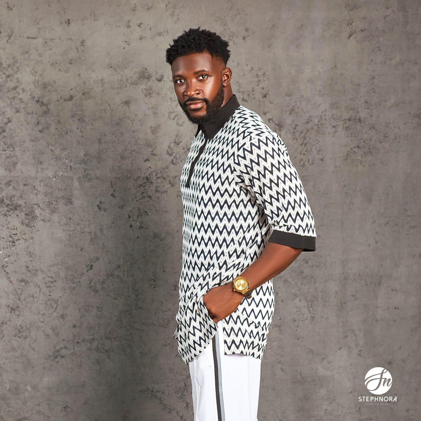 Men's Danshiki Shirt Short Sleeve African Shirts Casual