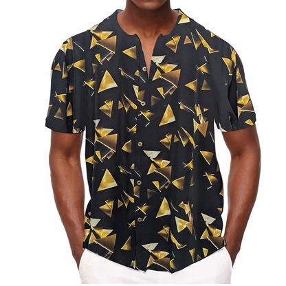 Mens Vintage Graffiti Art Brush Pattern
