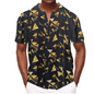 Mens Vintage Graffiti Art Brush Pattern